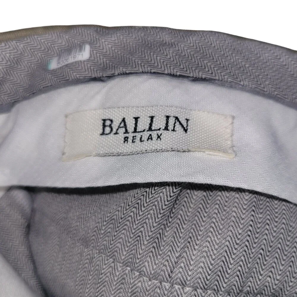 BALLIN Comfort eze Mens Tan Pleated‎ Shorts Size 40 Lightweight Casual Wear Golf